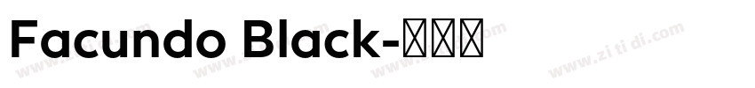 Facundo Black字体转换